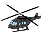 Dibujo Helicóptero  pintado por pabla