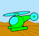 Dibujo Helicóptero pequeño pintado por antonio4