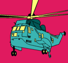 Dibujo Helicóptero al rescate pintado por vagina69