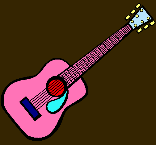 Dibujo Guitarra española II pintado por Tabatha