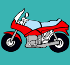 Dibujo Motocicleta pintado por elvis