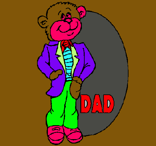 Dibujo Padre oso pintado por cynthia170683