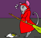 Dibujo La ratita presumida 2 pintado por MANOLIN