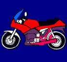Dibujo Motocicleta pintado por osbaldo