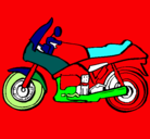 Dibujo Motocicleta pintado por NBNBNCNC