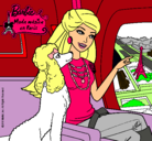 Dibujo Barbie llega a París pintado por kiova