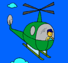 Dibujo Helicóptero pintado por jamil4
