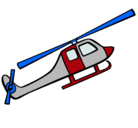 Dibujo Helicóptero de juguete pintado por alle