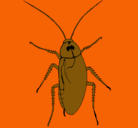 Dibujo Cucaracha grande pintado por demian
