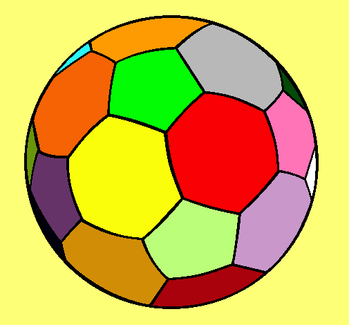 Dibujo Pelota de fútbol II pintado por joaco