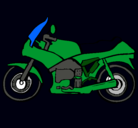 Dibujo Motocicleta pintado por chumel
