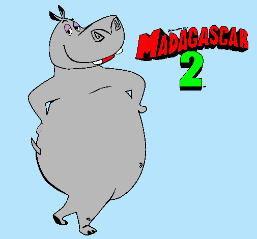 Dibujo Madagascar 2 Gloria pintado por CaRl05