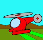 Dibujo Helicóptero pequeño pintado por joseluis2007