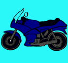 Dibujo Motocicleta pintado por claudiaredin