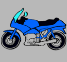 Dibujo Motocicleta pintado por hans