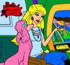 Dibujo Barbie llega a París pintado por carlaam