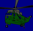 Dibujo Helicóptero al rescate pintado por CHUMEL