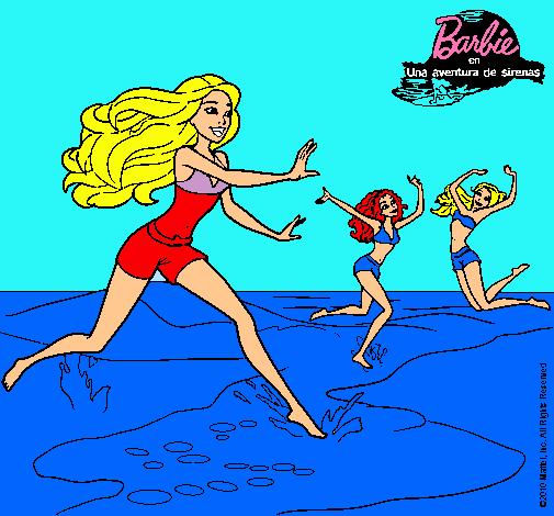 Dibujo Barbie de regreso a la playa pintado por ant65