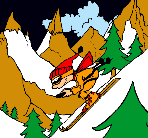 Dibujo Esquiador pintado por CaRl05