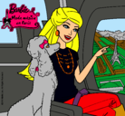 Dibujo Barbie llega a París pintado por paquii