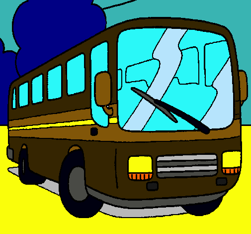 Dibujo Autobús pintado por iris07