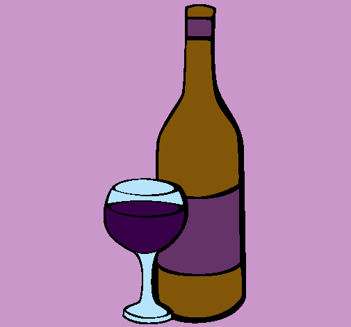 Dibujo Vino pintado por KarenGnzz