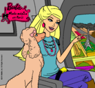 Dibujo Barbie llega a París pintado por Mariina