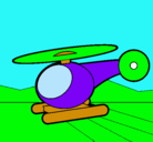 Dibujo Helicóptero pequeño pintado por luzpatricia