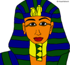 Dibujo Tutankamon pintado por FIORELA