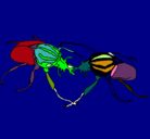 Dibujo Escarabajos pintado por tmjosue