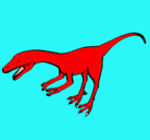 Dibujo Velociraptor II pintado por 040407