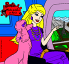 Dibujo Barbie llega a París pintado por andreeako