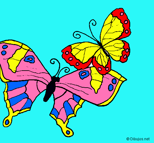 Dibujo Mariposas pintado por marlen
