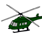 Dibujo Helicóptero  pintado por yefer
