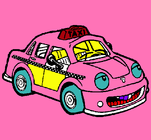 Dibujo Herbie Taxista pintado por Miguel