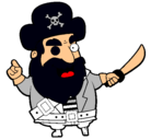 Dibujo Pirata pintado por valdezpadi