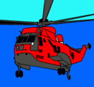 Dibujo Helicóptero al rescate pintado por mnbbvvddghjk
