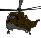 Dibujo Helicóptero al rescate pintado por netk