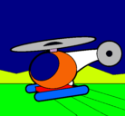Dibujo Helicóptero pequeño pintado por jordi_leida