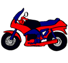 Dibujo Motocicleta pintado por MIJAU