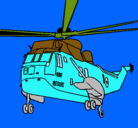 Dibujo Helicóptero al rescate pintado por anthony12