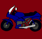 Dibujo Motocicleta pintado por ramon