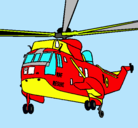 Dibujo Helicóptero al rescate pintado por raulneitor