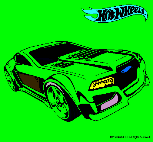 Dibujo Hot Wheels 5 pintado por cervantes