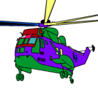 Dibujo Helicóptero al rescate pintado por cccccccccccc