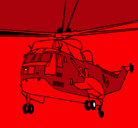 Dibujo Helicóptero al rescate pintado por heriberto