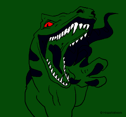 Dibujo Velociraptor II pintado por samy06