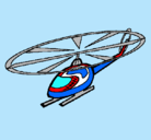 Dibujo Helicóptero pintado por laptopcila