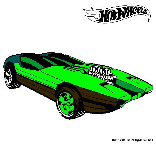 Dibujo Hot Wheels 2 pintado por kevineliud