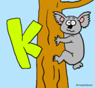 Dibujo Koala pintado por estefymusa